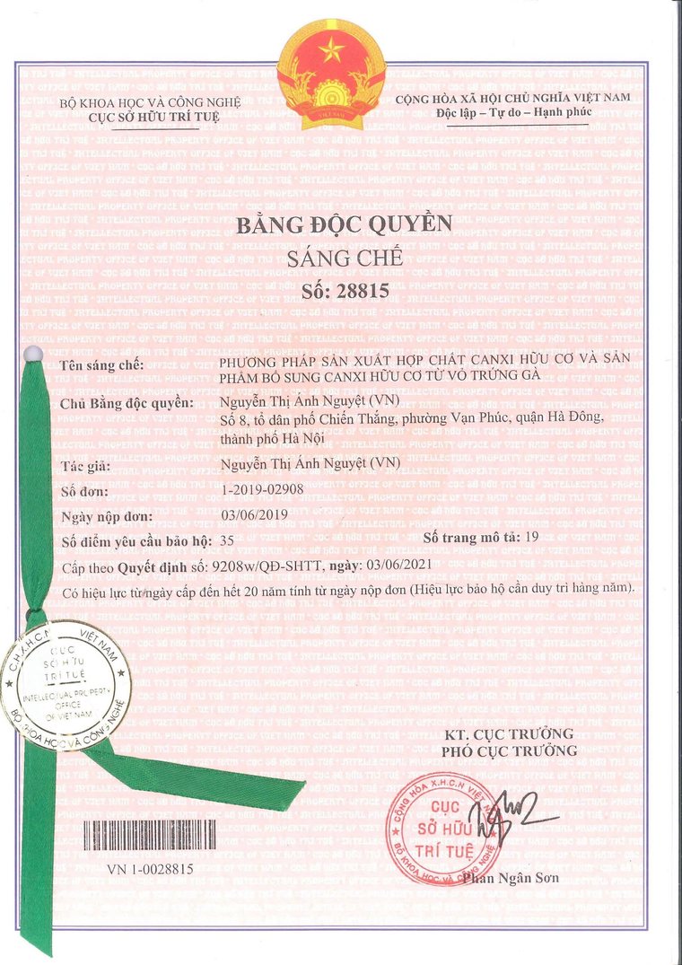 Bằng độc quyền sáng chế